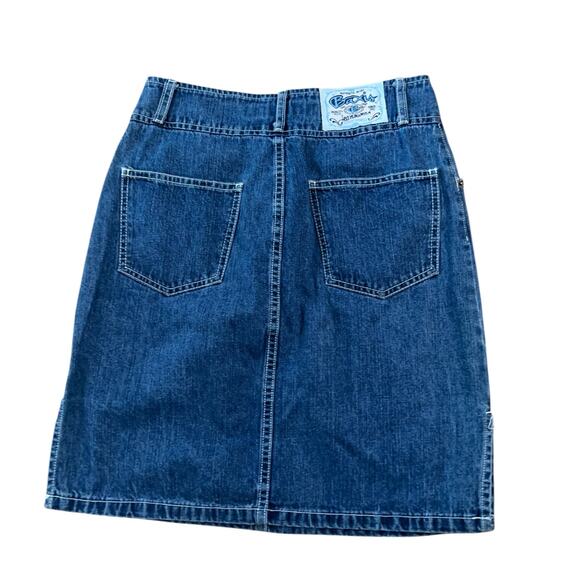 Vintage Y2K Baxis Jean Denim Skirt Made in USA | Waist 28” - - Picture 3 of 5